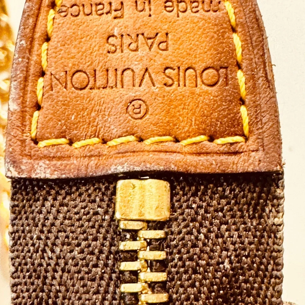 Louis Vuitton Brown Monogram Clutch with Gold Chain Size 8 this fit a smart ph - Picture 5 of 15
